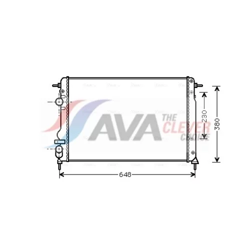 Chladič motora AVA QUALITY COOLING RTA2312