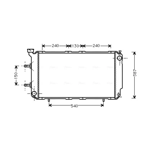 Chladič motora SU2018 (AVA QUALITY COOLING)