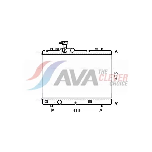 Chladič motora AVA QUALITY COOLING SZ2137
