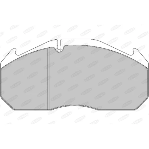 Sada brzdových platničiek kotúčovej brzdy BCV29030BK /BERAL/ - obr. 2