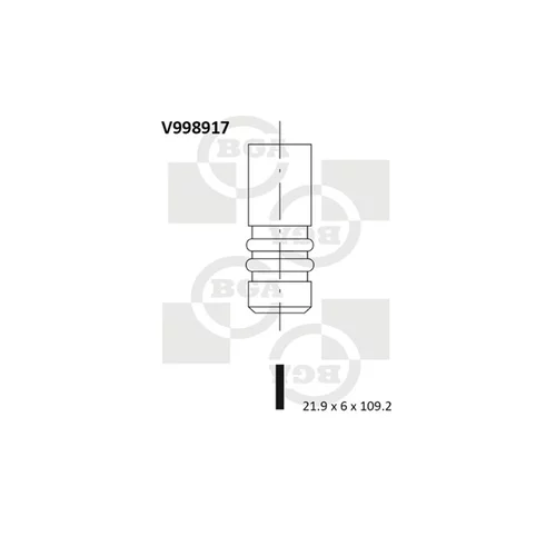 Výfukový ventil BGA V998917