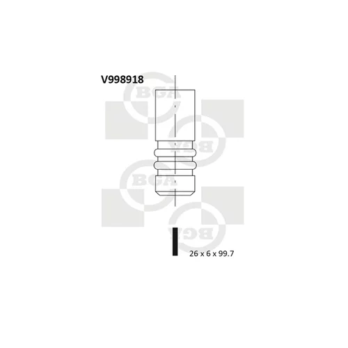 Nasávací ventil BGA V998918