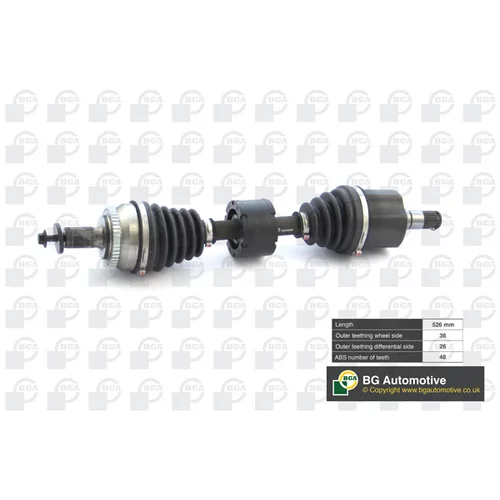 Hnací hriadeľ BGA DS9707LA