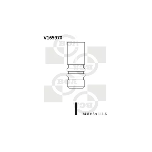 Nasávací ventil BGA V165970