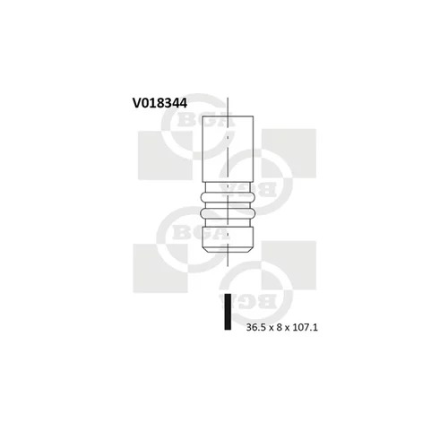Nasávací ventil BGA V018344