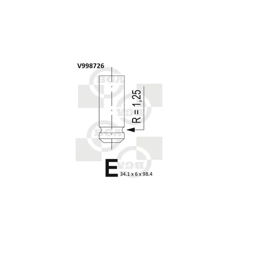 Nasávací ventil BGA V998726