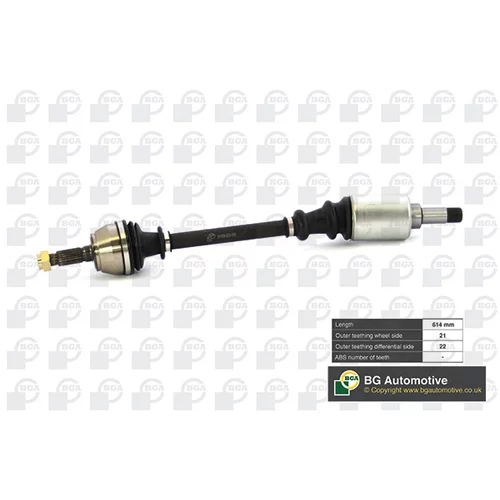 Hnací hriadeľ BGA DS1405L