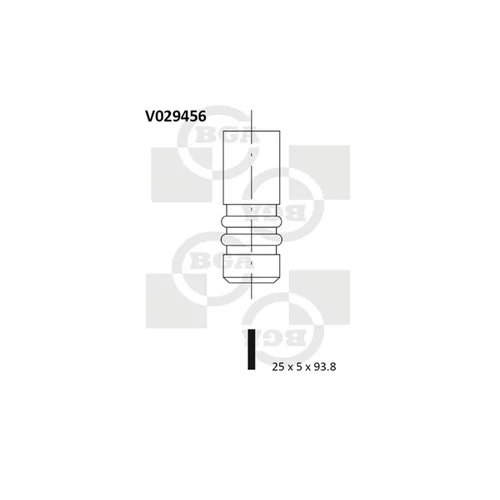 Výfukový ventil BGA V029456