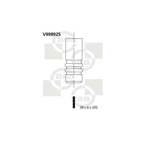 Výfukový ventil BGA V998925