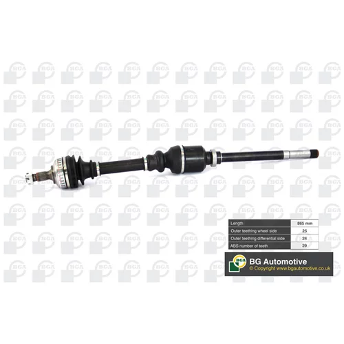 Hnací hriadeľ BGA DS1409RA