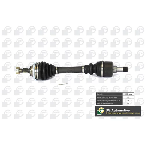 Hnací hriadeľ BGA DS6716LA