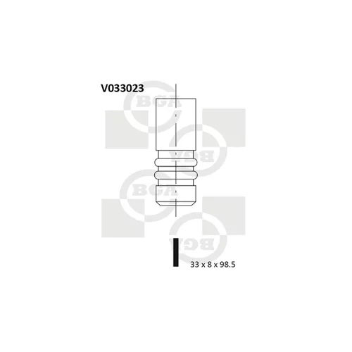 Výfukový ventil BGA V033023