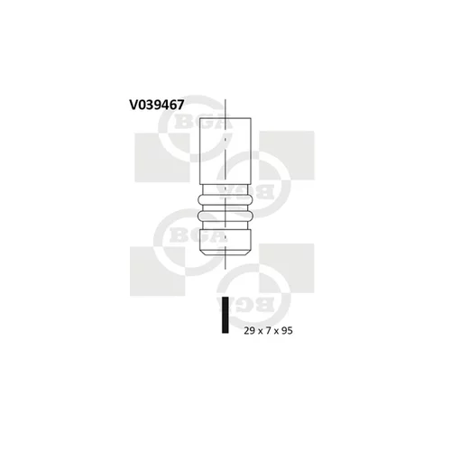 Výfukový ventil BGA V039467