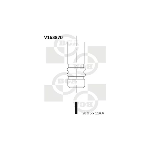 Nasávací ventil BGA V163870