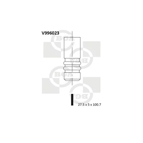 Výfukový ventil BGA V996023