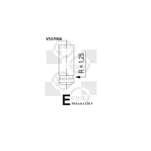Nasávací ventil BGA V537006