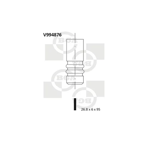Nasávací ventil BGA V994876