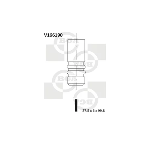 Nasávací ventil BGA V166190