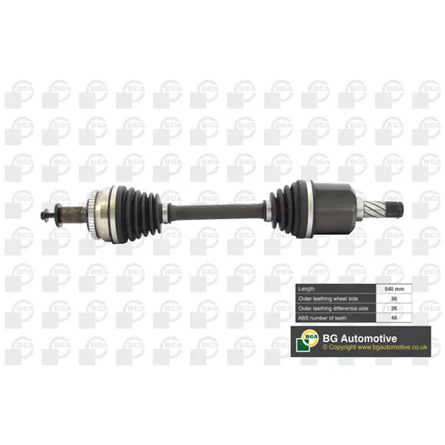 Hnací hriadeľ BGA DS9706LA