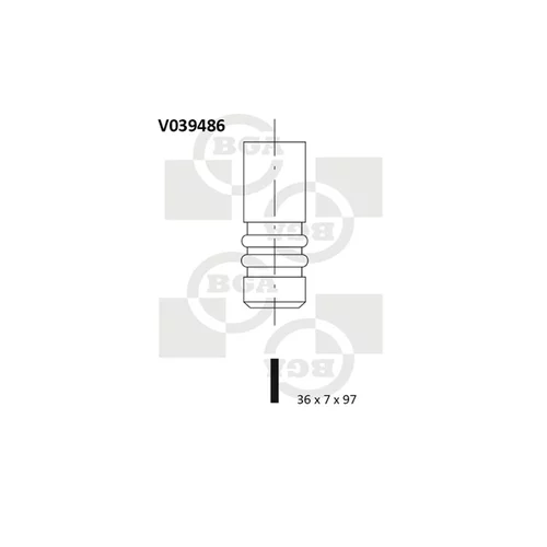 Nasávací ventil BGA V039486