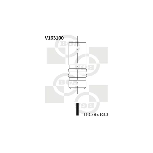 Nasávací ventil BGA V163100