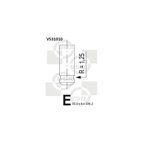 Nasávací ventil BGA V531010