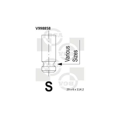 Výfukový ventil BGA V998858