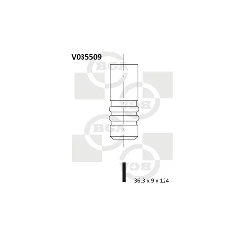 Výfukový ventil BGA V035509