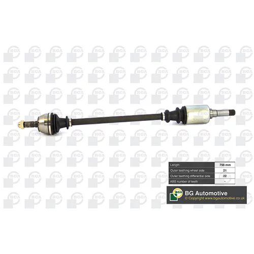 Hnací hriadeľ BGA DS1405R