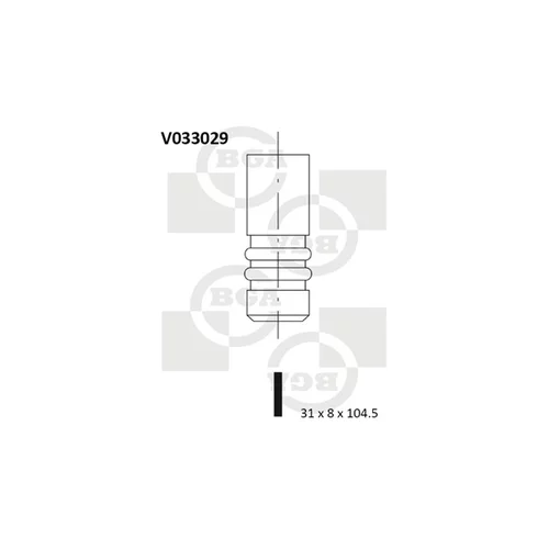 Výfukový ventil BGA V033029
