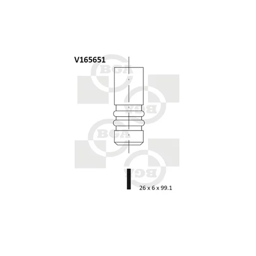 Výfukový ventil BGA V165651