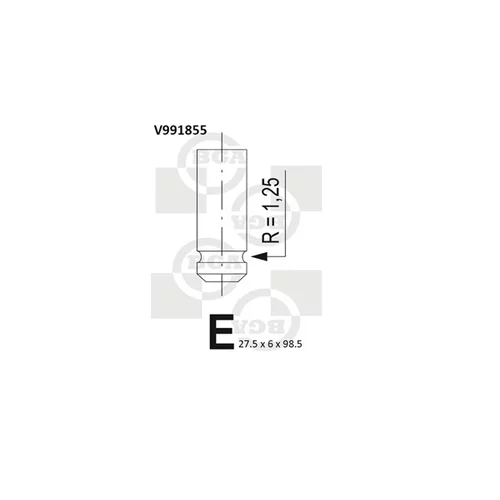 Nasávací ventil BGA V991855