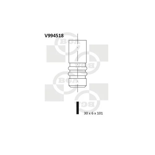 Výfukový ventil BGA V994518