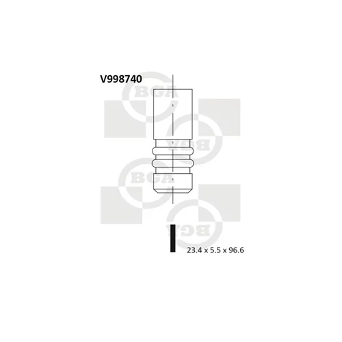 Výfukový ventil BGA V998740