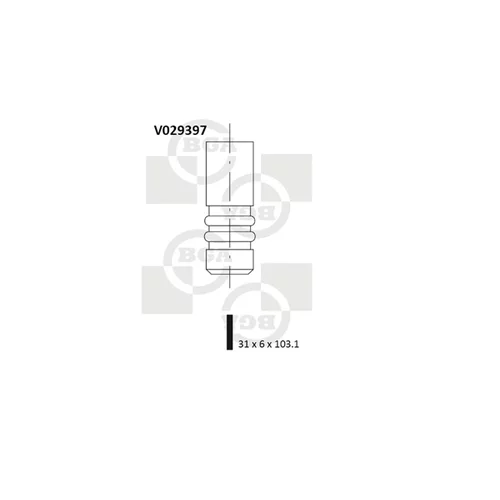 Nasávací ventil BGA V029397