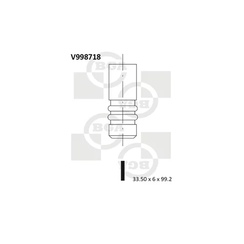 Nasávací ventil BGA V998718
