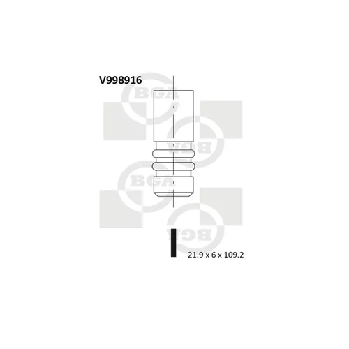 Nasávací ventil BGA V998916