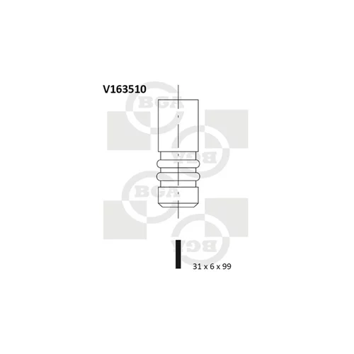 Nasávací ventil BGA V163510