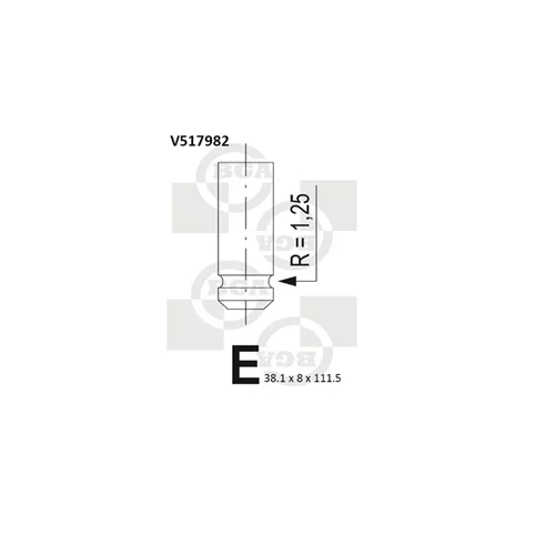 Nasávací ventil BGA V517982