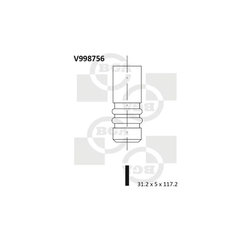 Nasávací ventil BGA V998756