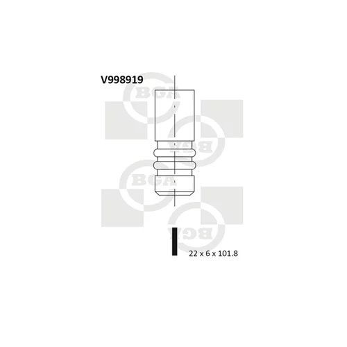 Výfukový ventil BGA V998919