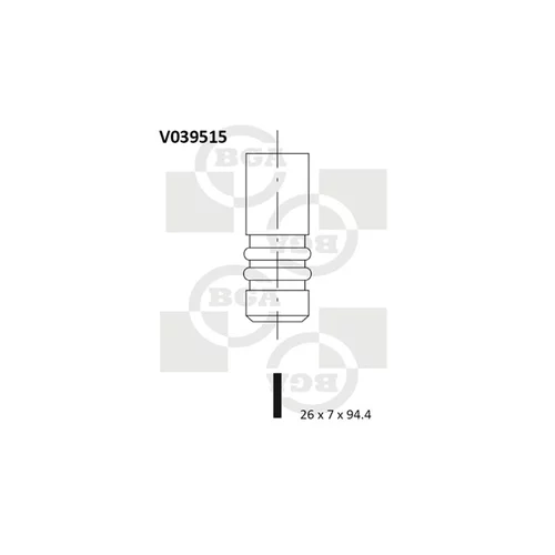 Výfukový ventil BGA V039515