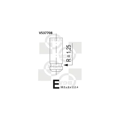 Nasávací ventil BGA V537708