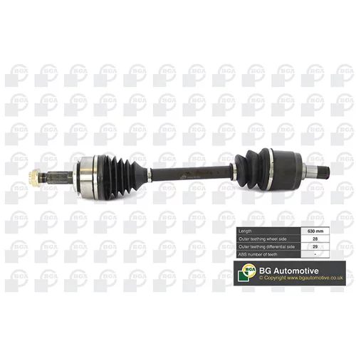 Hnací hriadeľ BGA DS2519L