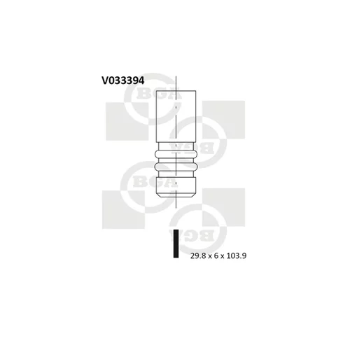 Výfukový ventil BGA V033394
