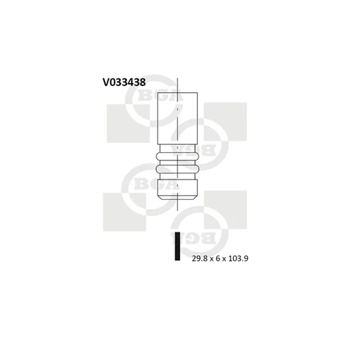 Výfukový ventil BGA V033438