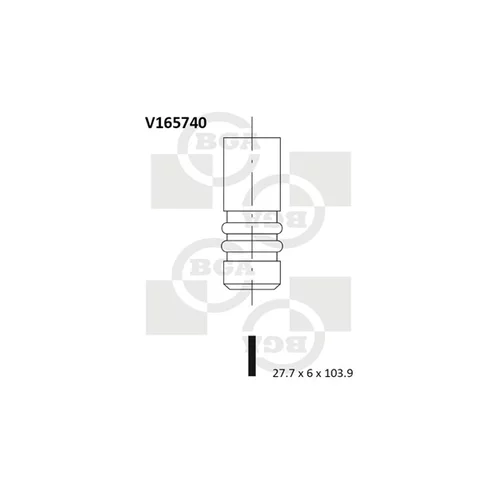 Nasávací ventil BGA V165740