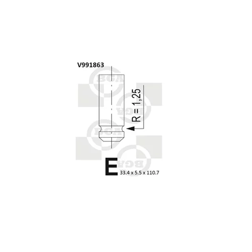 Nasávací ventil BGA V991863