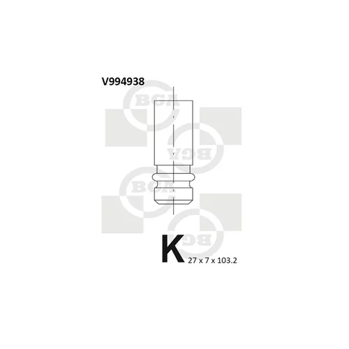 Výfukový ventil BGA V994938