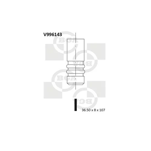 Nasávací ventil BGA V996143